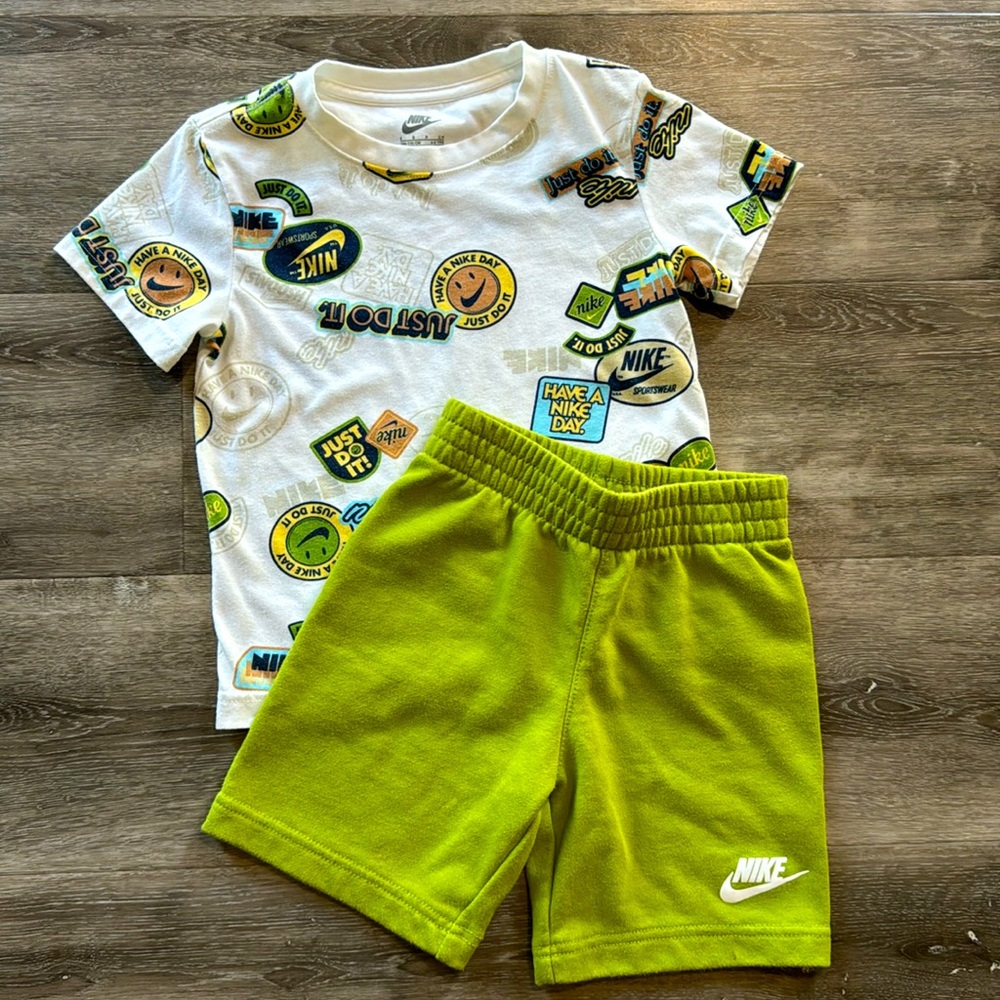 Nike Short Sleeve and Shorts Matching Set